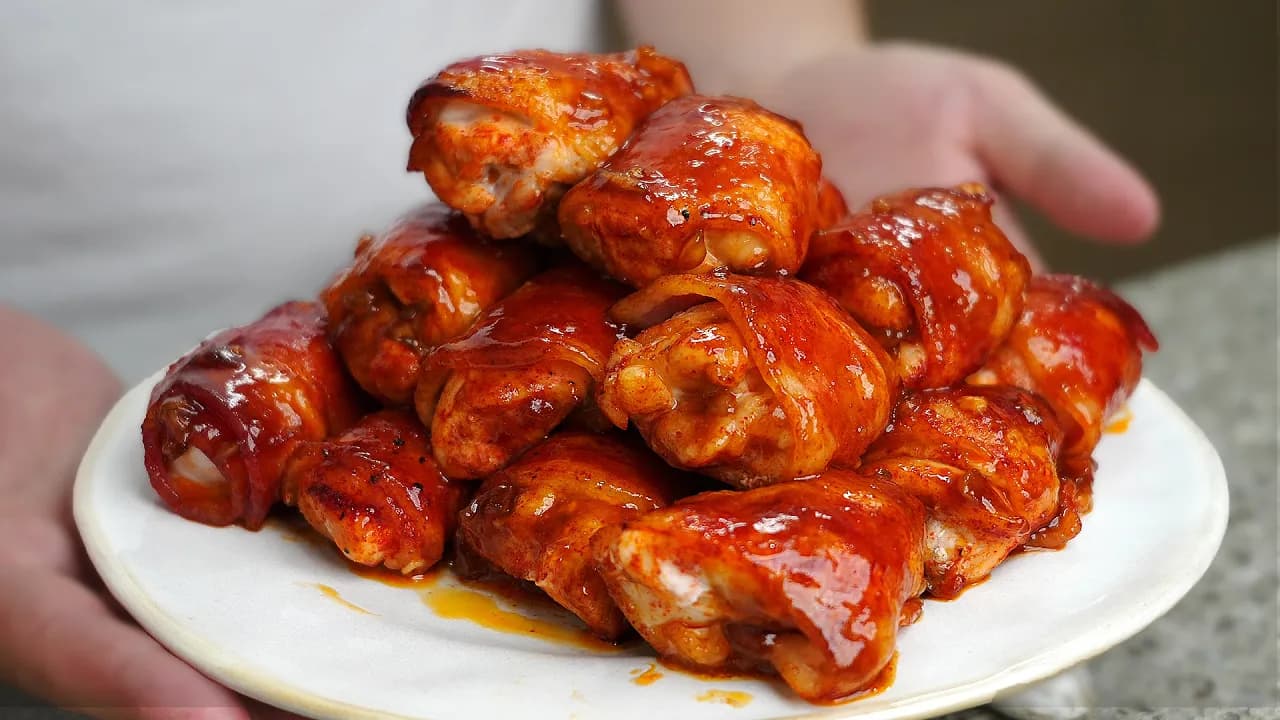 닭가슴살 베이컨 말이 바베큐